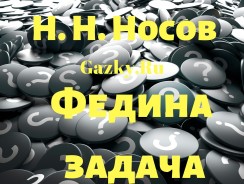 Федина задача 💥 Носов Н.Н.